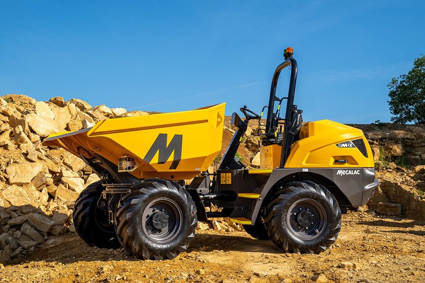 MECALAC DÉVOILE DES ÉVOLUTIONS MAJEURES SUR SA GAMME DE DUMPERS MDX